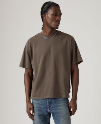Men's Classic Cropped Boxy Short-Sleeve T-Shirt