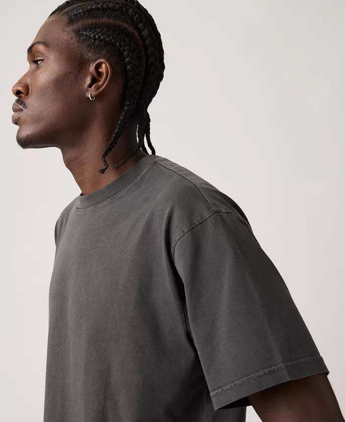 Men's Classic Cropped Boxy Short-Sleeve T-Shirt - thumbnail 2