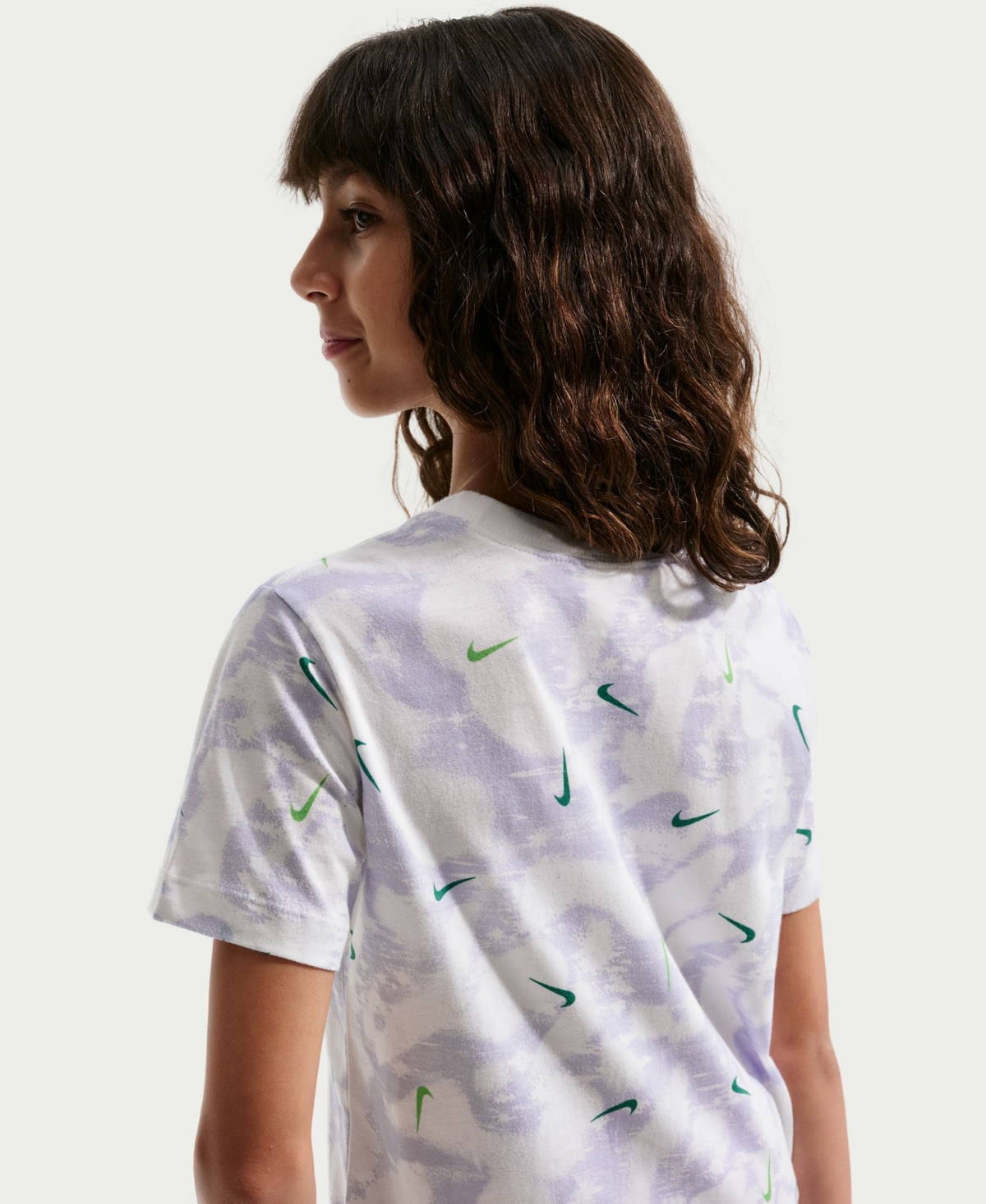 Nike Girls' Sportswear Short-Sleeve Printed T-Shirt