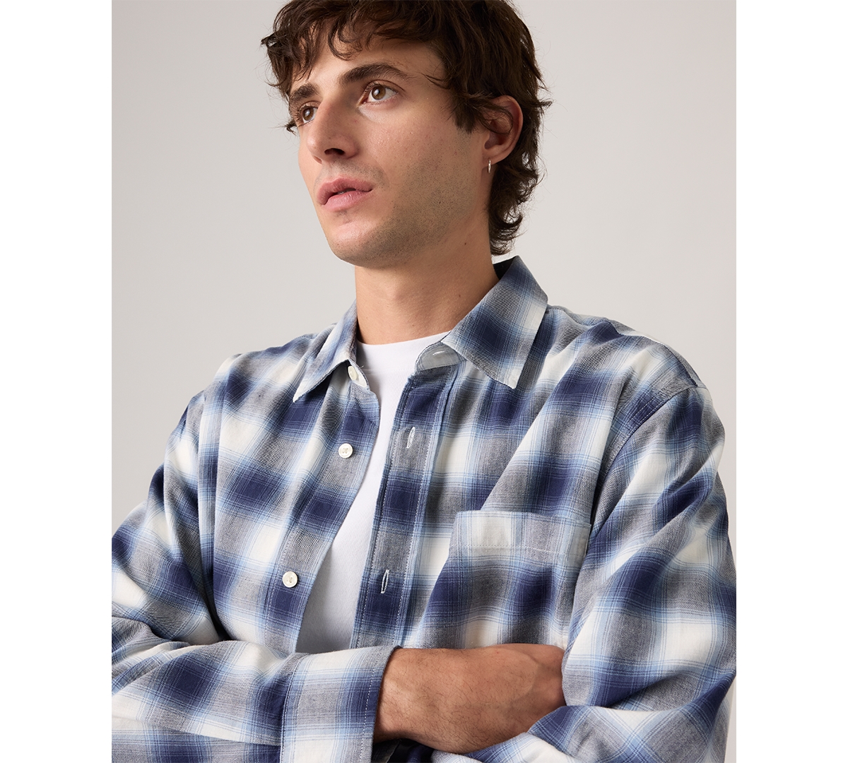 Levi's Men's Duboce Boxy Regular-Fit Overshirt