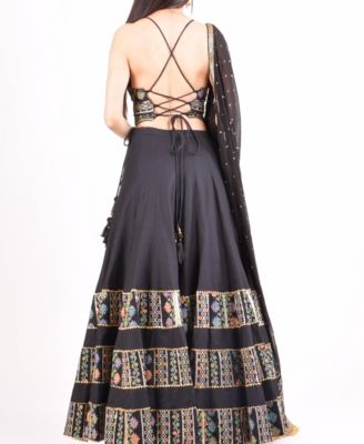 Women's Zoya Sequins Embroidered Chaniya Choli Set