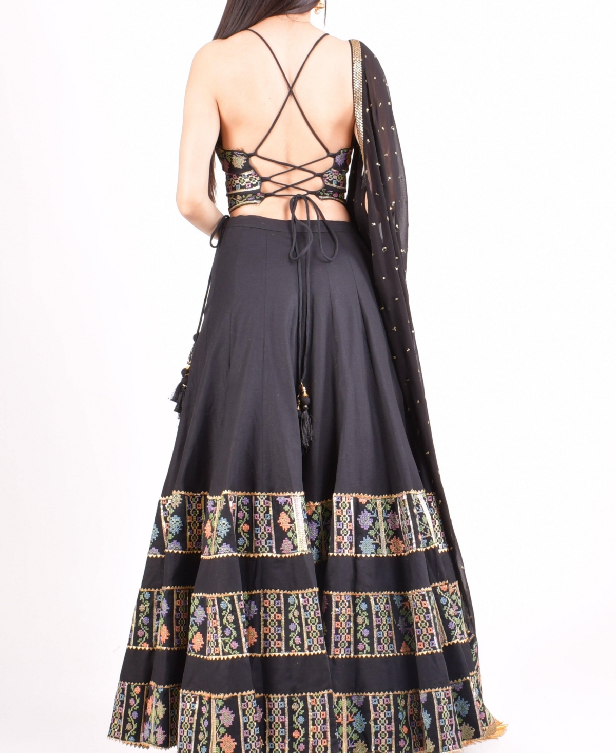 Raas Women's Zoya Sequins Embroidered Chaniya Choli Set