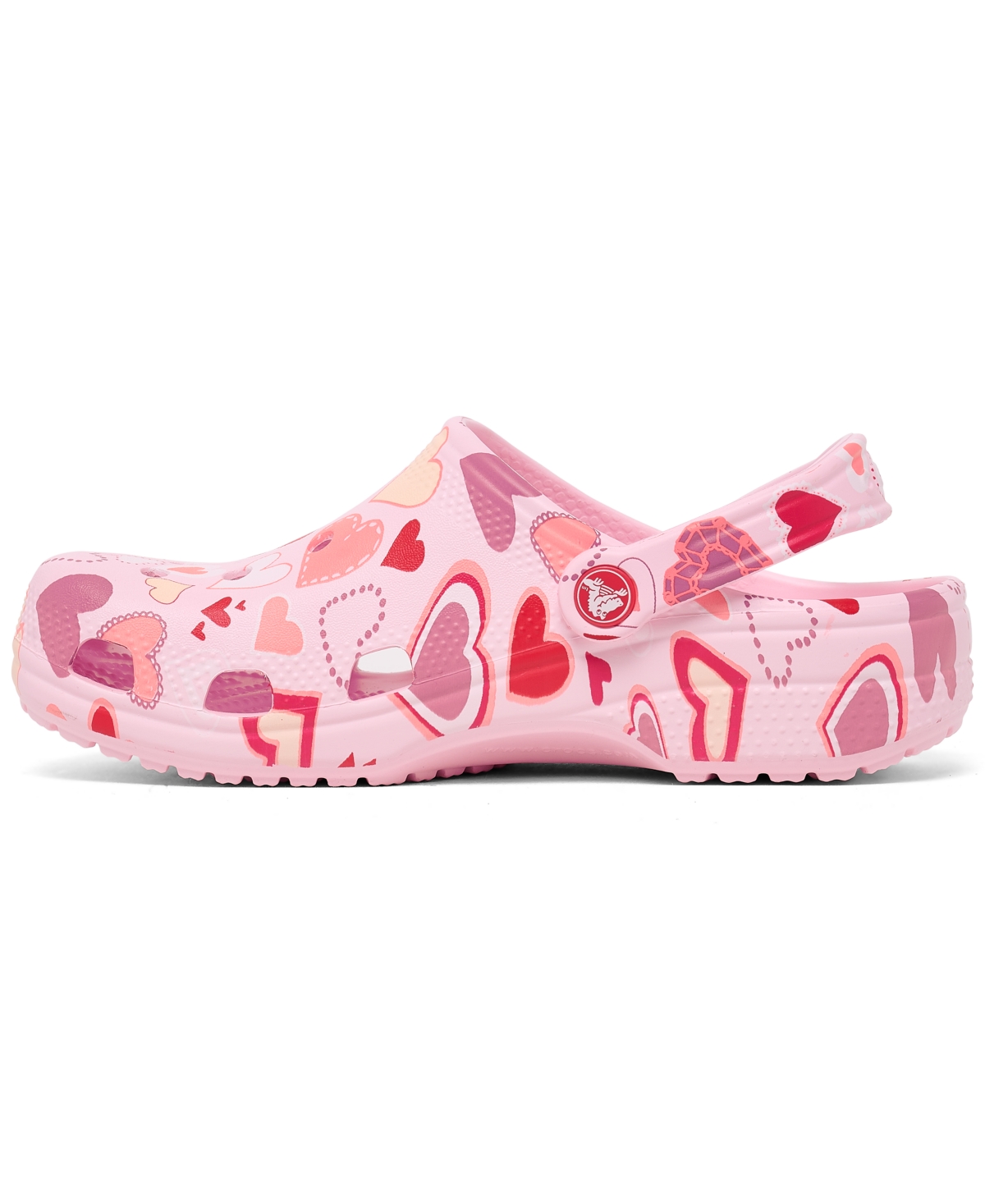 Crocs Big Girl's Hearts Classic Clogs from Finish Line