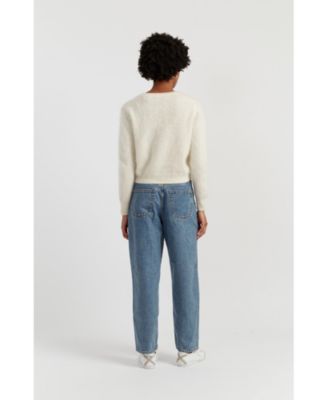 Women's Brushed Cashmere Crewneck Sweater