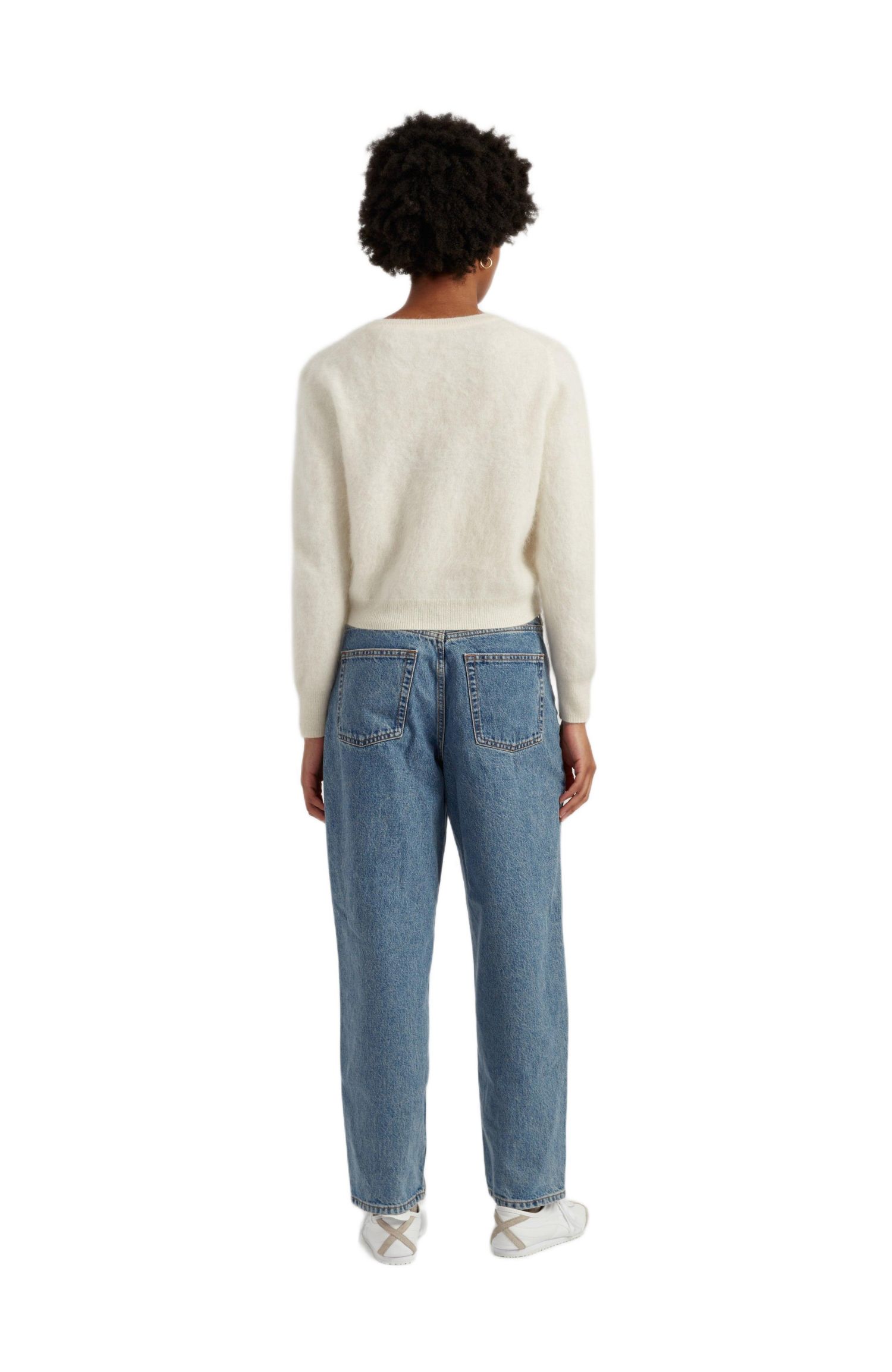 Women's Brushed Cashmere Crewneck Sweater
