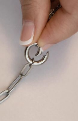 Elena “Love You” Pav&eacute; Heart Necklace