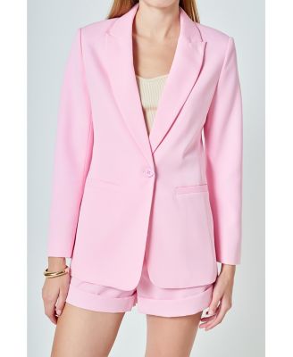 Women's Single-Breasted Blazer
