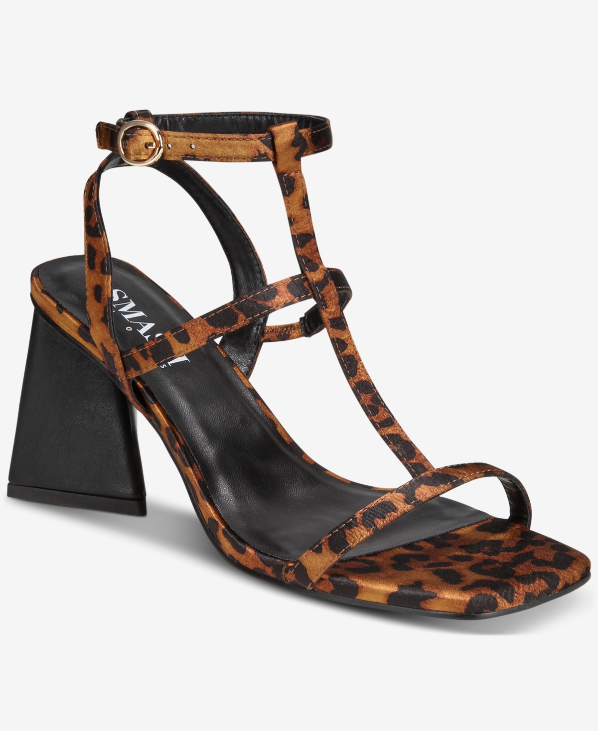 Smash Shoes Women's Brielle Block Heel Dress Sandals In Brown