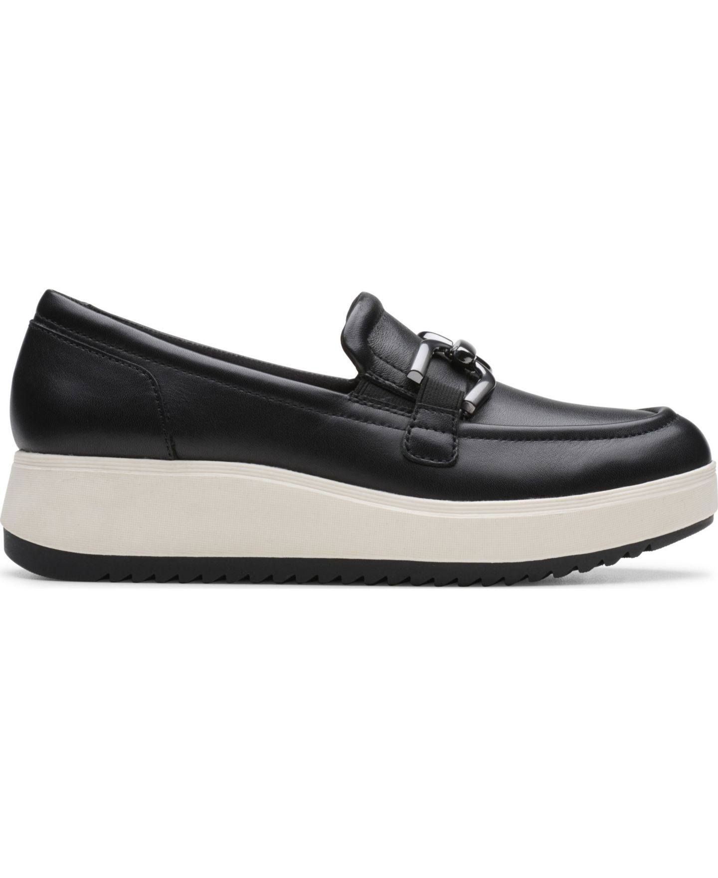 Женские туфли Clarks Zylah Top Slip-On, цвет: Чёрный — фото 2