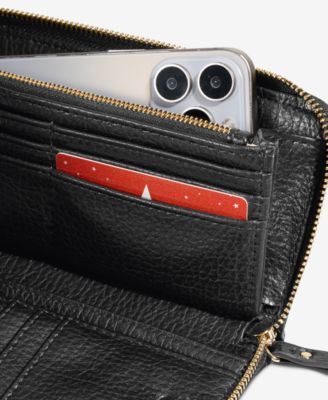 Hazell Geo Pebble Zip Around Wallet