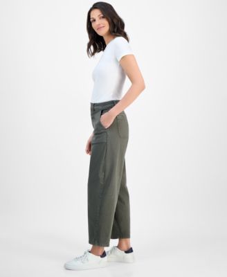 Women's Utility-Pocket Barrel Jeans