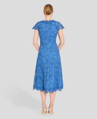 Women's Corder Lace Fit Midi Ball Gown