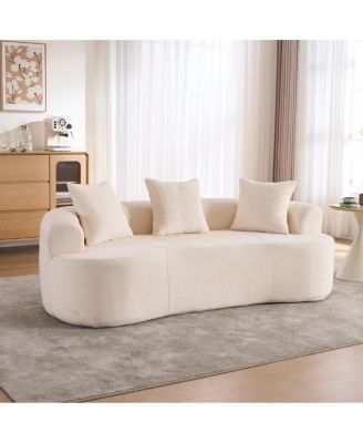  Crescent Sofa: Modern, Self-Inflating, 3-Seater