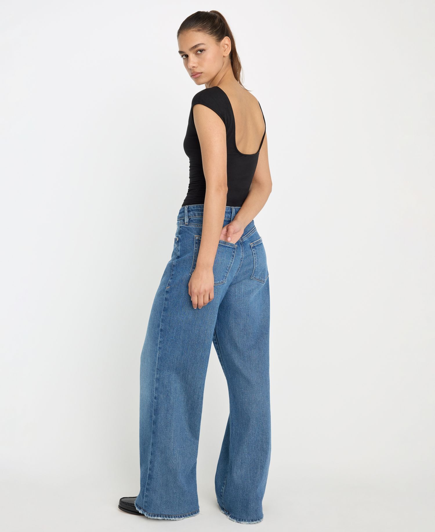 Women's Super Stretch Open Back Body Suit