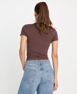 Women's Super Stretch Baby T-Shirt, Regular & Plus Size