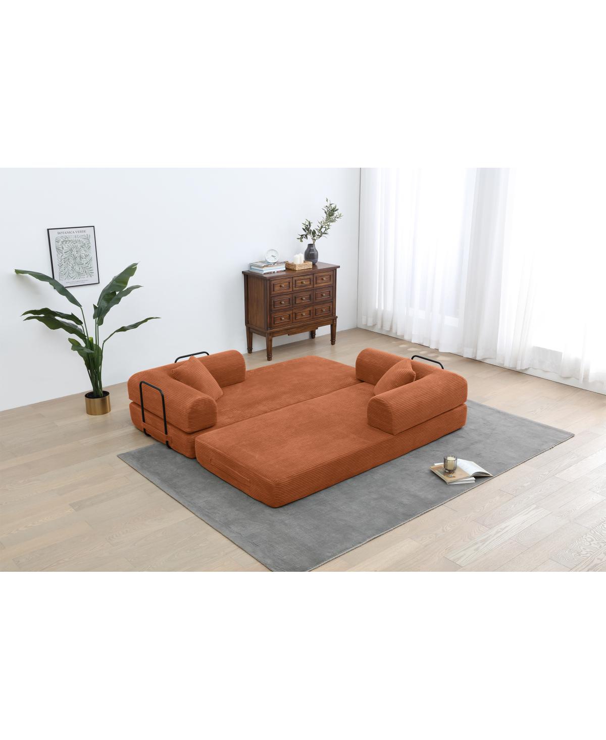 Streamdale Furniture 3-Seat Convertible Sofa Bed with Repositionable Armrests