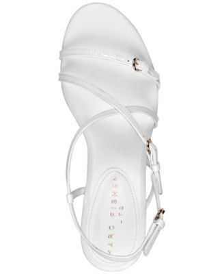 Women's Nylah Strappy Leather Kitten Heel Sandals