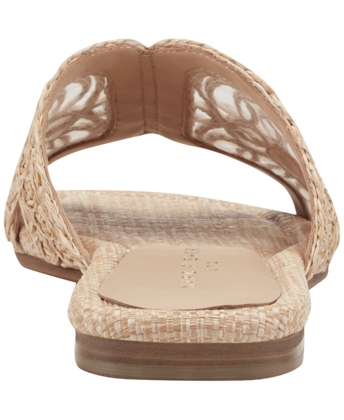 Marc Fisher Ltd Women's Nalany Lace Flat Slip-On Sandals