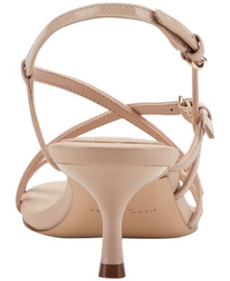 Women's Nylah Strappy Leather Kitten Heel Sandals