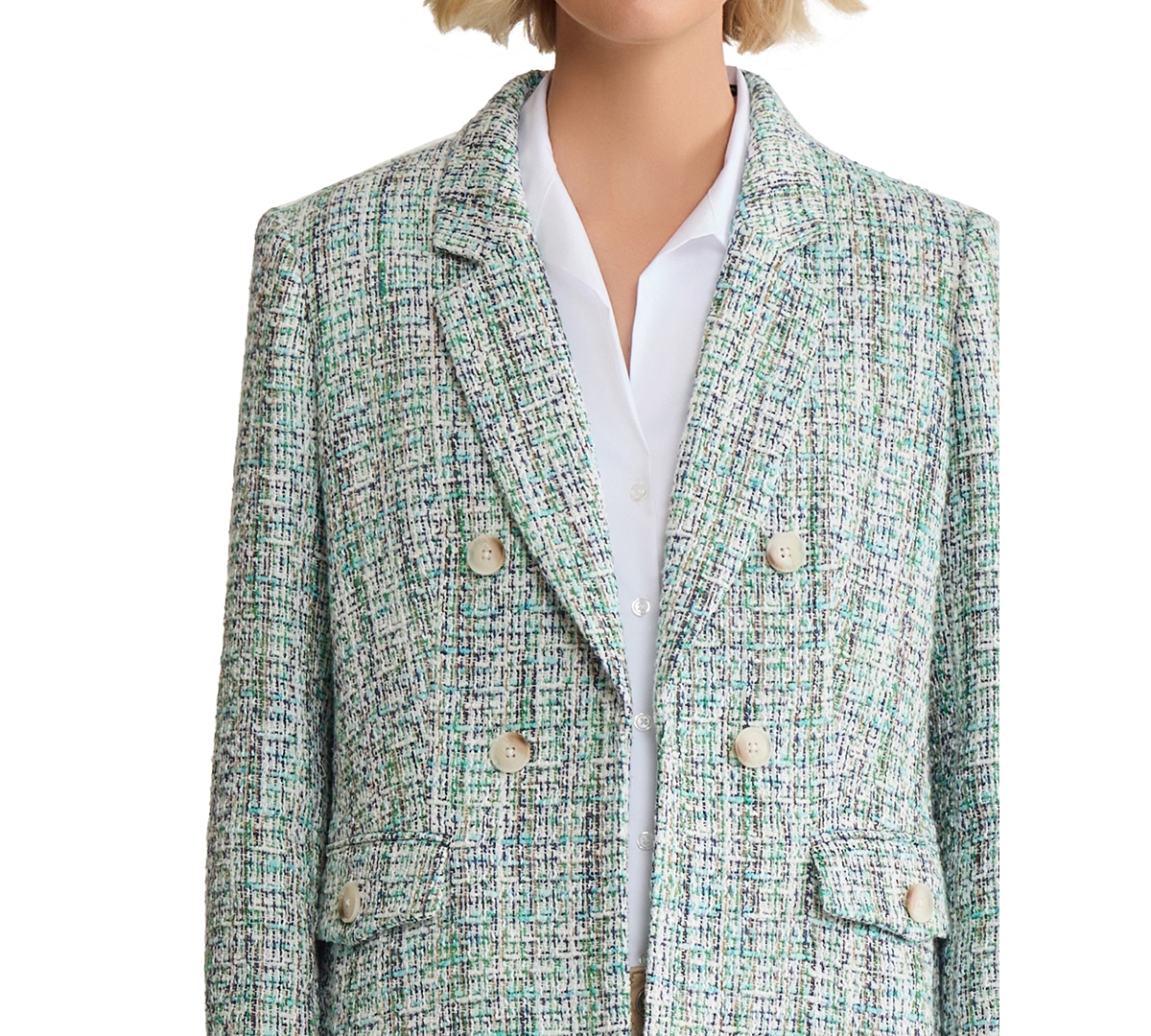 Jones New York Petite Open-Front Jacket