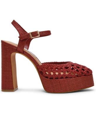 Women's Lexie Woven Adjustable Strap Platform Sandals