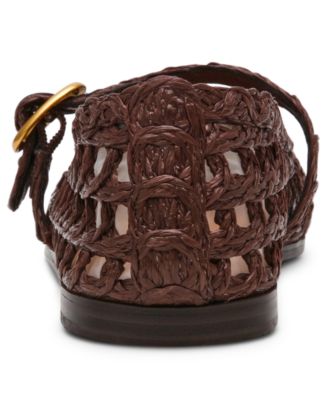 Women's Melody Raffia Mary-Jane Flats