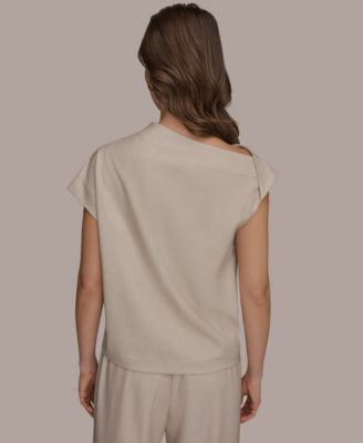 Women's Draped Neck Top