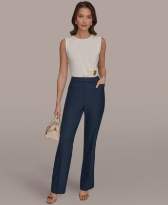 Women's Straight Leg Front Rise Pants