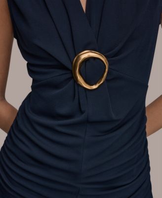 Women's Deep V-Neck Knit Top