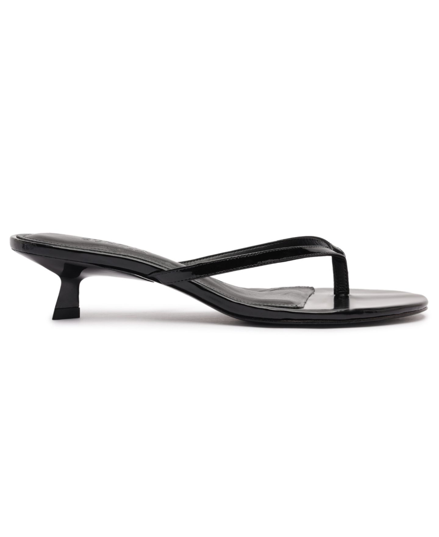 Женские сандалии Schutz Carolyn Slip-On Dress Sandals, цвет: Чёрный лаковый — фото 2