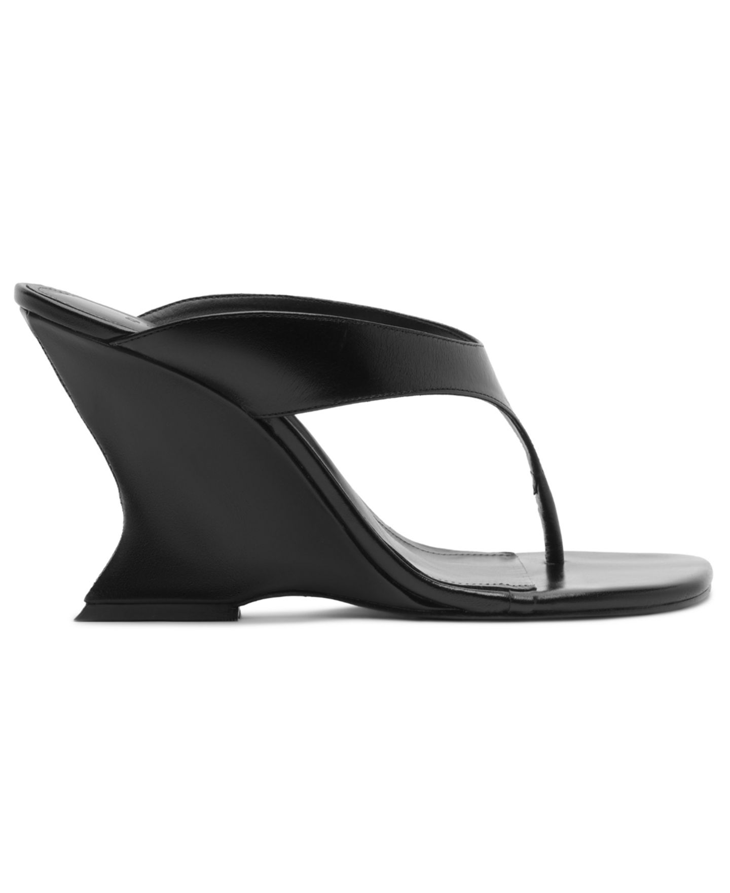 Женские сандалии Schutz Maya Slip-On Wedge, цвет: Чёрный — фото 2