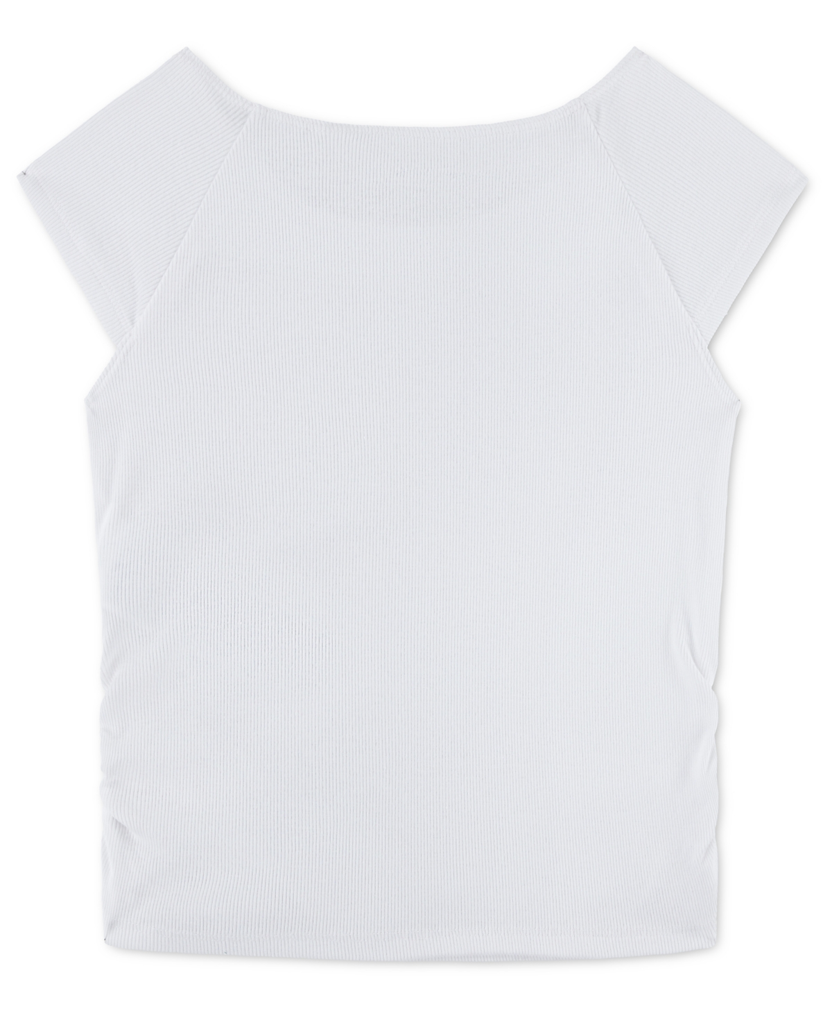 abercrombie kids Girls' Shoulder Play Short-Sleeve Top