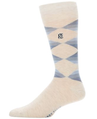 Men's Multi-Color Striped Argyle Socks