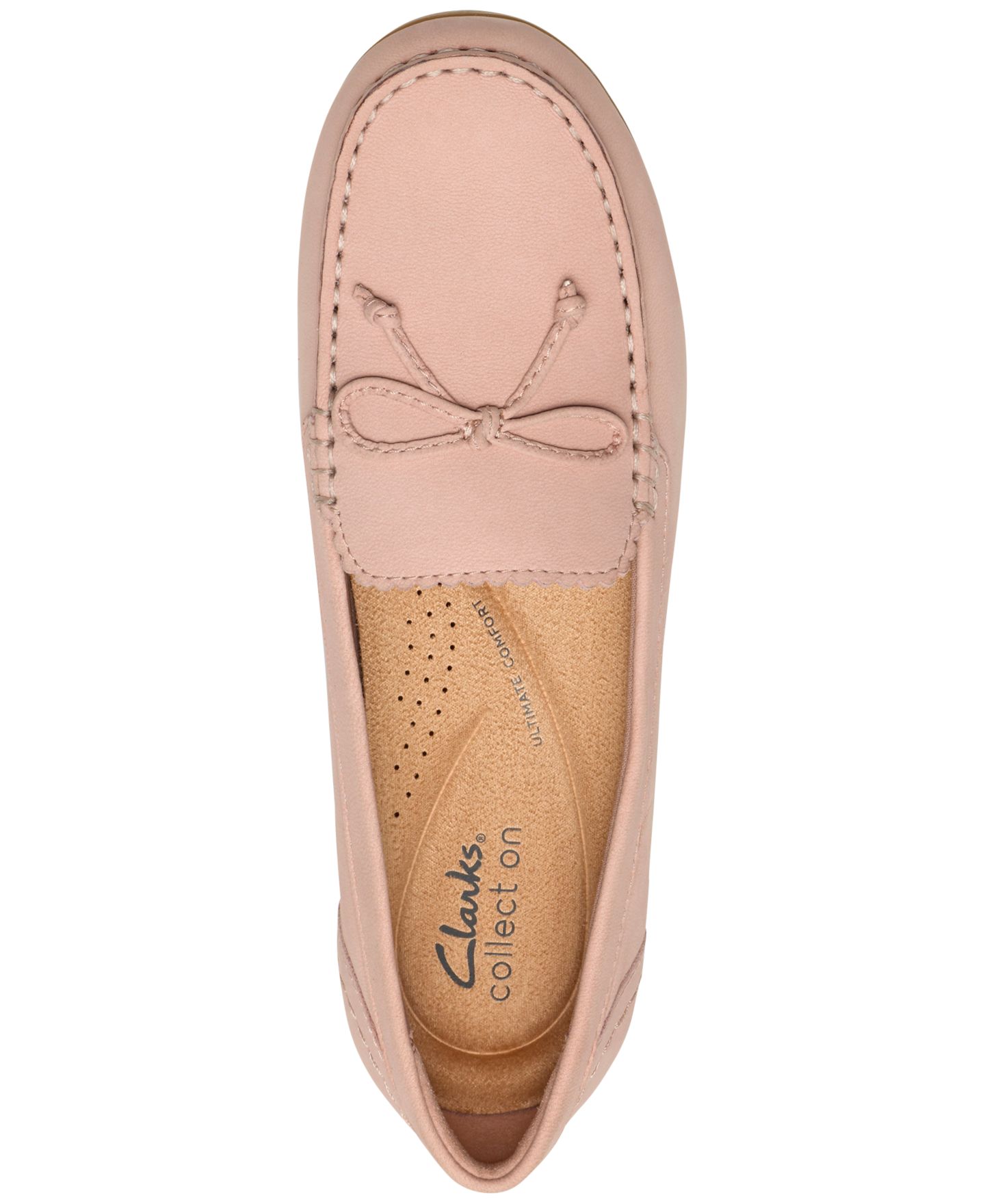 Женские балетки Clarks Elliotte Sail Slip-On Flats, цвет: Светлый розовый — фото 4