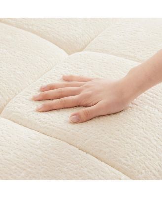 Stylish Chenille Sofa with Ottoman - Comfortable & Durable Design