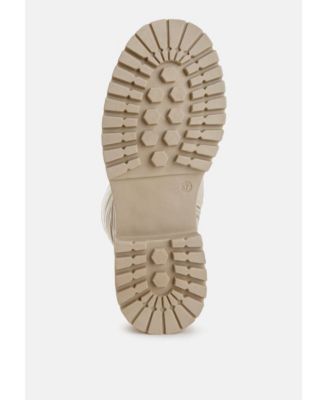 Womens Argi Anti-Skid Lace-Up Combat Boots