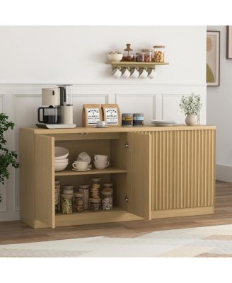 Extra Large Storage Buffet Cabinet for Kitchen, Dining, or Living Room