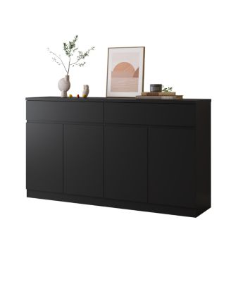 Sideboard Buffet Cabinet with Storage, Large Kitchen Cabinet with 2 Drawers