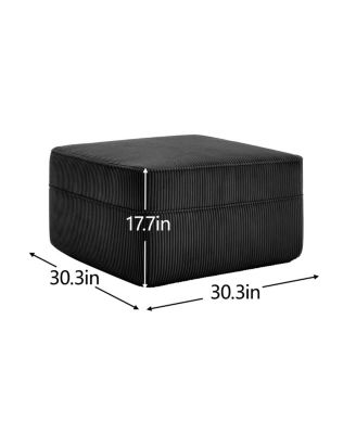 Cloud Boneless Sofa: Plush Corduroy, Unmatched Comfort, Easy Setup