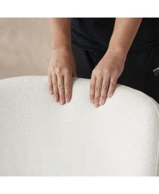 Modern Low Back Accent Chair, Armless for Small Spaces