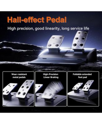 V900 GEN2 Racing Wheel Bundle- 270/290 Rotation, Vibration, Hall Pedals and Paddle Shifters.