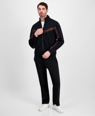 HUGO by Men's Darti Collared Zip Track Jacket