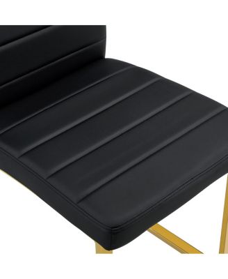 4-Pack Heavy-duty Chairs: 2.1" Cushion, Iron Frame, Home/Office Value