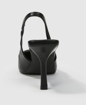 Cindy Slingback Pumps with Tonal Buckle Detail