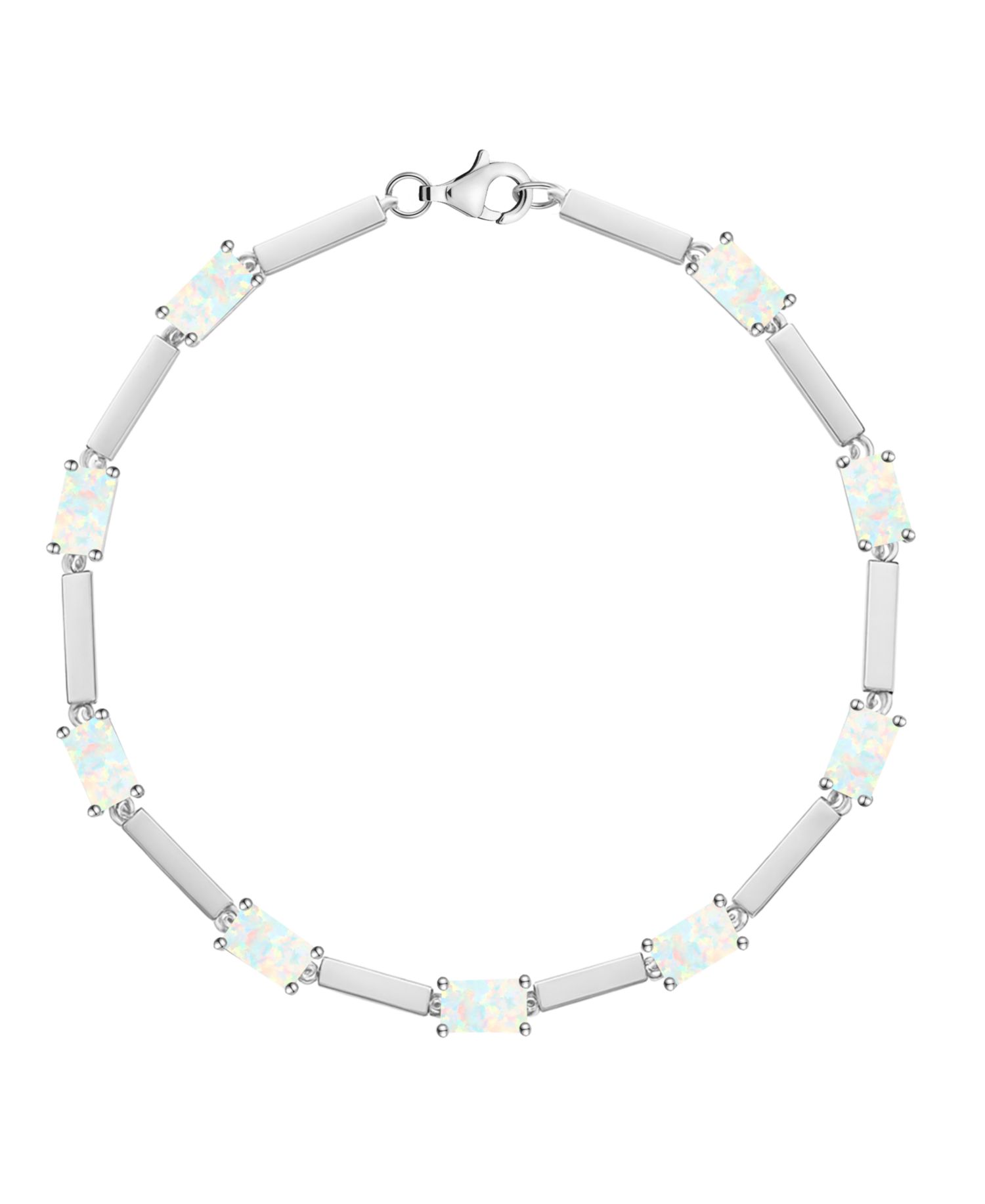 Amethyst (2.2 ct. t.w.) Bracelet in Sterling Silver (Also Available in Multi-Stones)