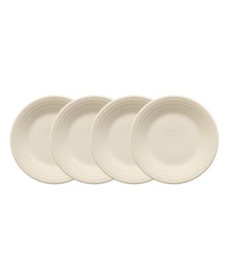 Linen Classic Rim Luncheon Plates, Set of 4