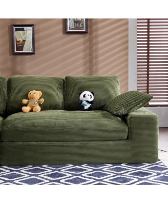 Corduroy Compressed Sofa: Soft, Skin-Friendly, and Easy to Maintain