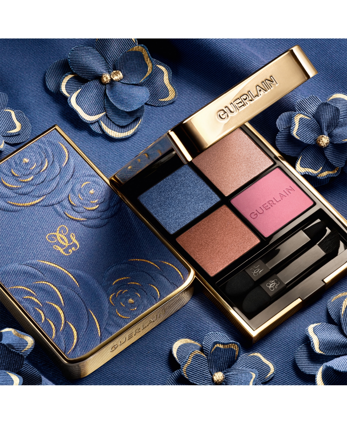 Guerlain Limited Edition Ombres G-Quad Denim Blossom Eyeshadow