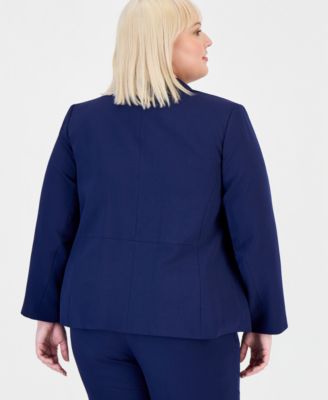 Plus Size Two-Button Blazer