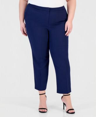 Plus Size Straight-Leg Pants